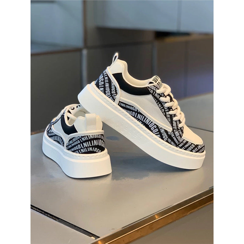 Thick Bottom Wear-resistant Board Shoes Breathable Fashion Casual Sneaker