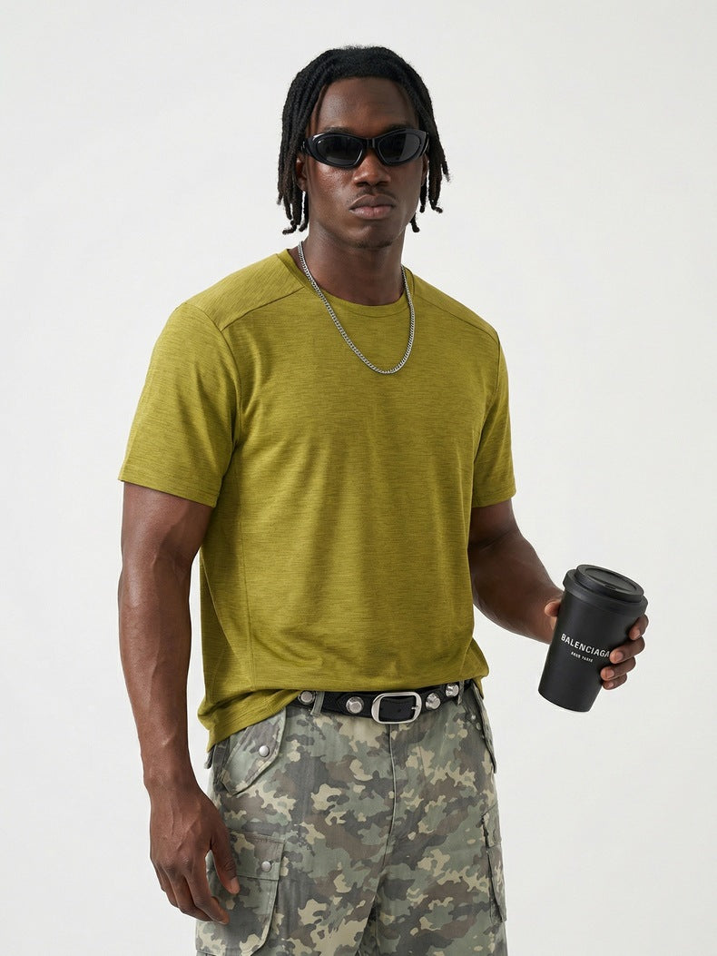 Men's Outdoor Moisture-Wicking Quick-Drying Short-Sleeve Top