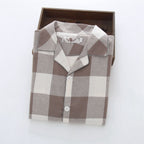 Men's Warm Cloth Flannel Pajama Suit