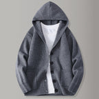 Mens Knitted Fashion Lapel Sweater Cardigan