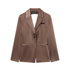 Women's Outerwear Tops And Casual Pants