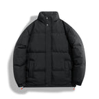 Solid-color Womens Windproof And Warm Jacket