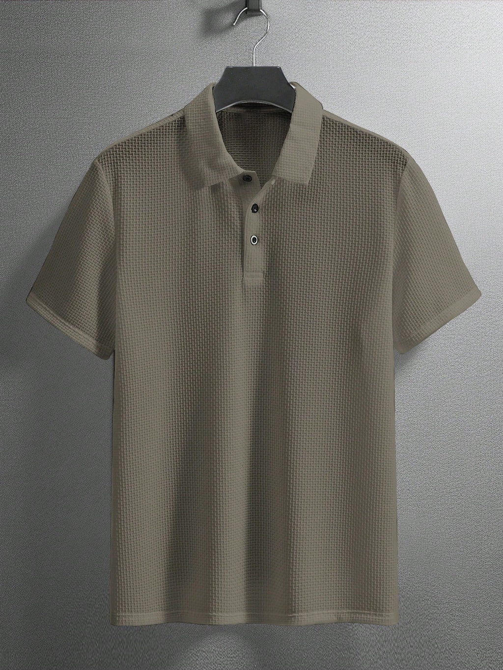 Men's Polyester Short-sleeve Polo Shirt