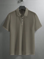 Men's Polyester Short-sleeve Polo Shirt