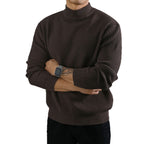 Mens Warm Korean-style With Vertical Stripes For Layering