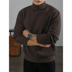Mens Warm Korean-style With Vertical Stripes For Layering