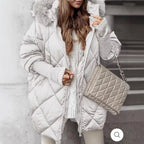 Elegant Winter Hooded Cardigan Coat