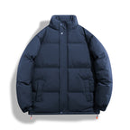 Solid-color Womens Windproof And Warm Jacket