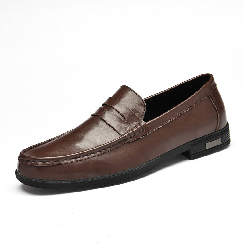 Men's Leather Slip-on Casual Shoes
