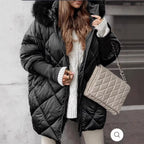 Elegant Winter Hooded Cardigan Coat