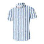 Men's Fashionable Loose Plus-Size Printed Shirt