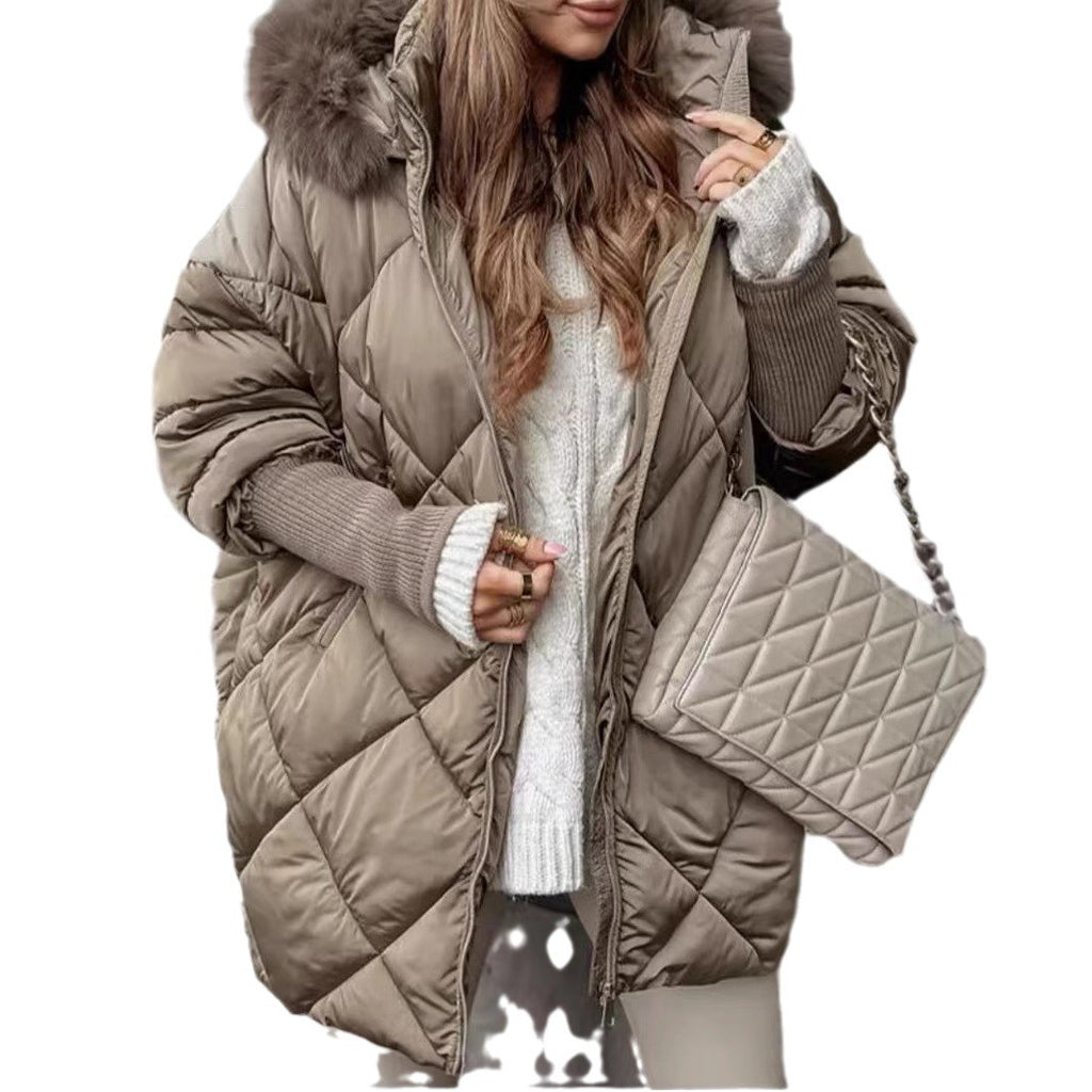 Elegant Winter Hooded Cardigan Coat