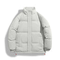 Solid-color Womens Windproof And Warm Jacket
