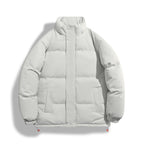Solid-color Womens Windproof And Warm Jacket