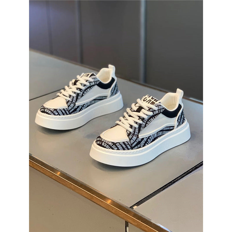 Thick Bottom Wear-resistant Board Shoes Breathable Fashion Casual Sneaker