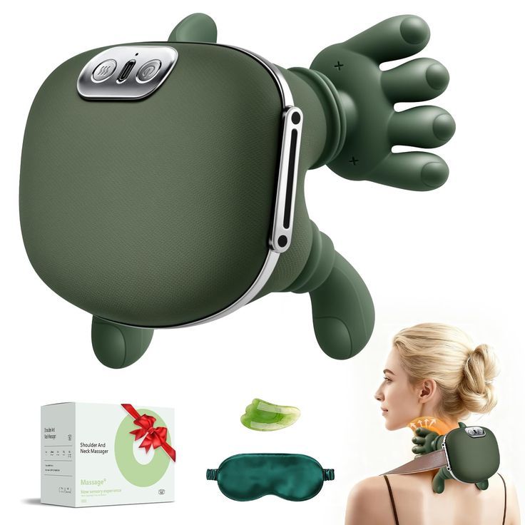 Portable Massage Device - 3 Modes And 2 Temperature Settings, Suitable For Neck