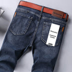 Men's Slim-Fit Washed Loose Denim Jeans