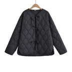 European And American-style Fashionable Cotton Coat For Women With A Heart-shaped Pattern