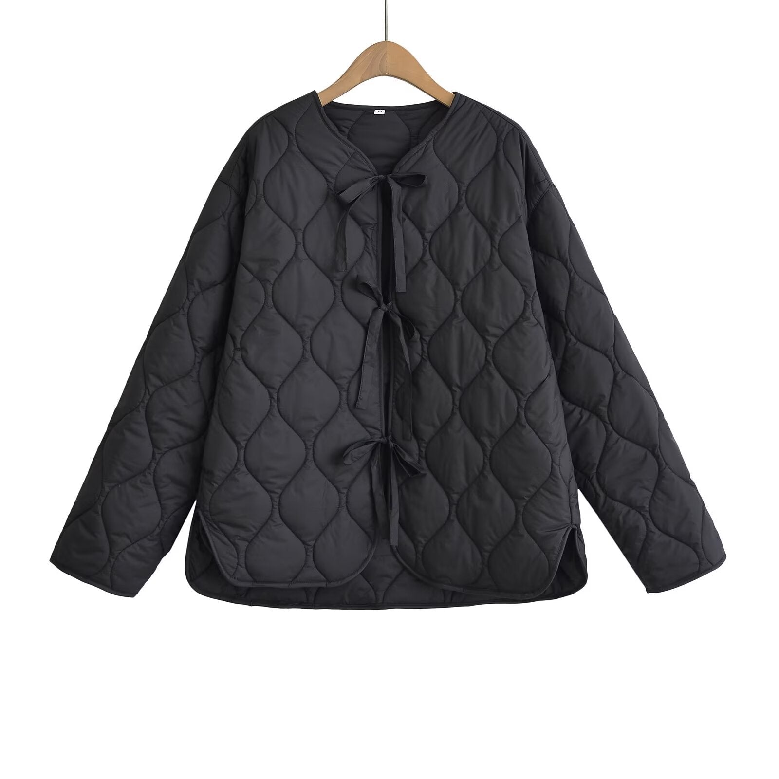 European And American-style Fashionable Cotton Coat For Women With A Heart-shaped Pattern