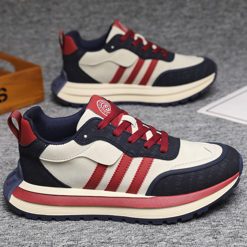 Mens Shoes Winter Trendy Mens Sneakers Mesh Breathable Casual Soft-Soled Deodorizing