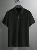 Men's Polyester Short-sleeve Polo Shirt