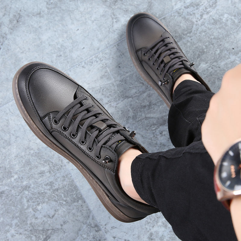 Men's Fashionable Soft-Upper Casual Leather Shoes
