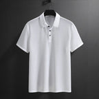Men's Polyester Short-sleeve Polo Shirt