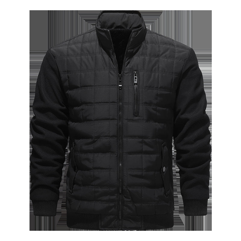 Plaid Casual All-Match Mens Long-Sleeve Jacket