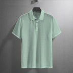 Men's Polyester Short-sleeve Polo Shirt