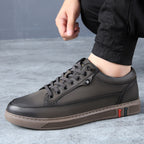 Men's Fashionable Soft-Upper Casual Leather Shoes