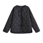 European And American-style Fashionable Cotton Coat For Women With A Heart-shaped Pattern